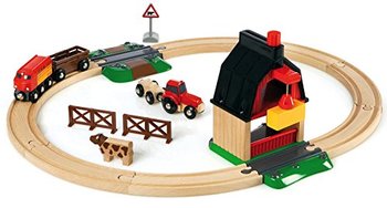 Tren con granja - Trenecito de madera